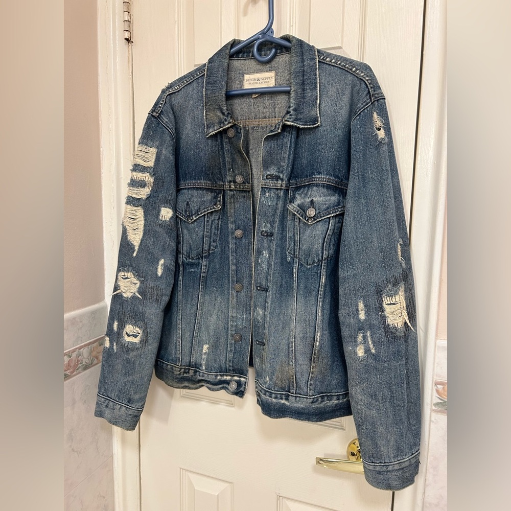 Men’s Ralph Lauren Distressed Denim Jacket